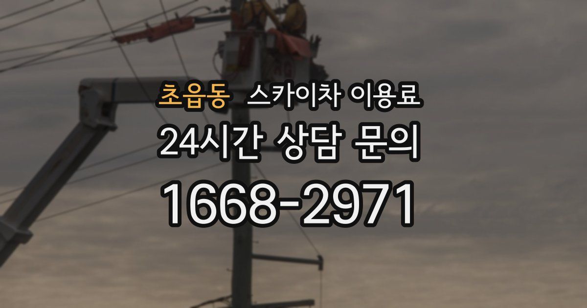 초읍동 스카이차 이용료