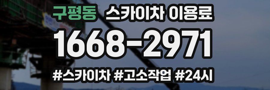 구평동 스카이차 이용료