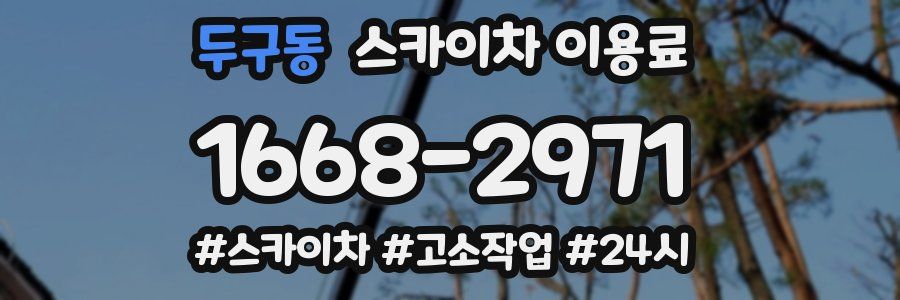 두구동 스카이차 이용료