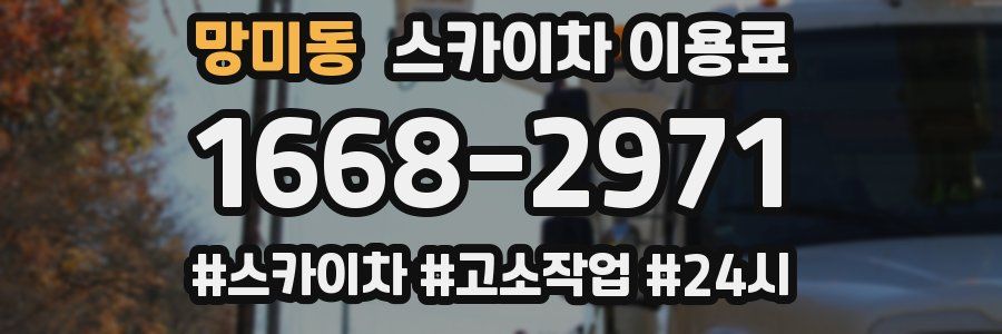 망미동 스카이차 이용료