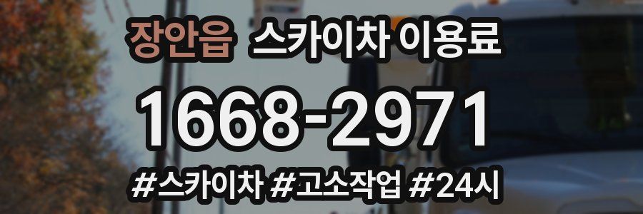 장안읍 스카이차 이용료