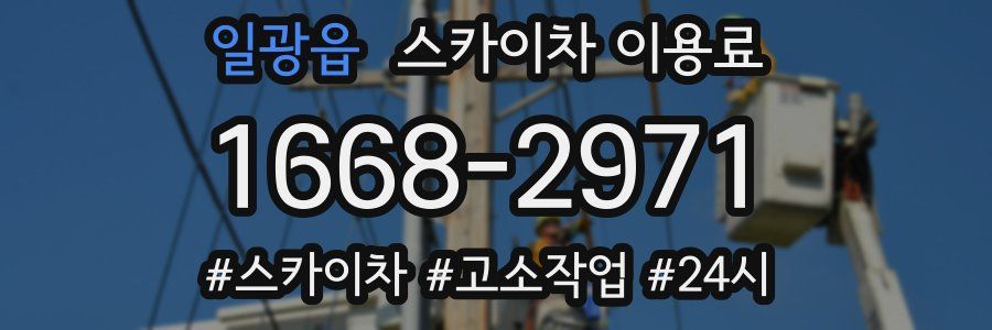 일광읍 스카이차 이용료