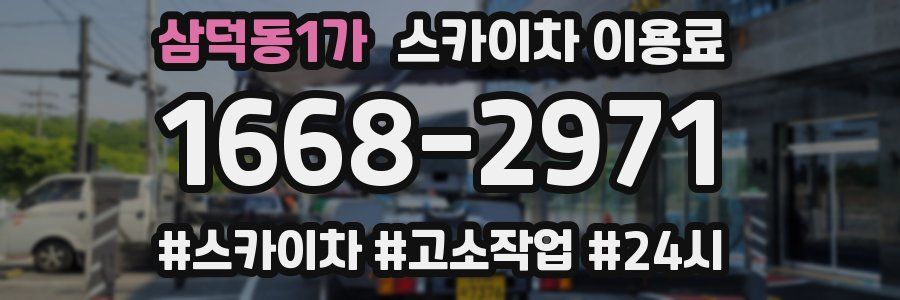 삼덕동1가 스카이차 이용료