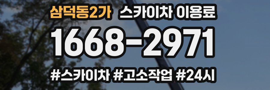 삼덕동2가 스카이차 이용료