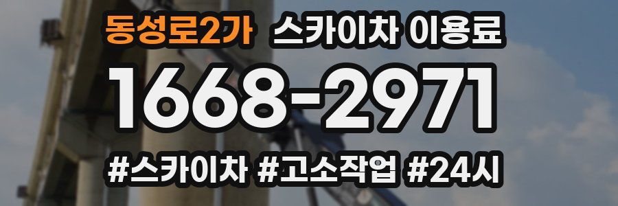 동성로2가 스카이차 이용료