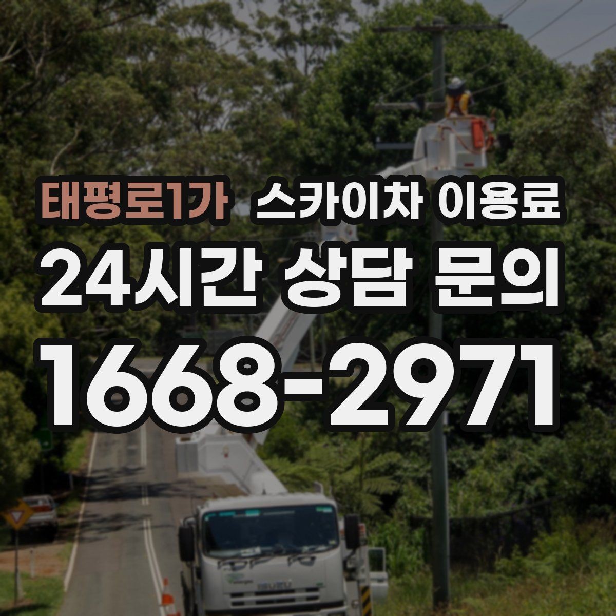 태평로1가 스카이차 이용료 문의 전에 준비하면 좋은 사진과 정보