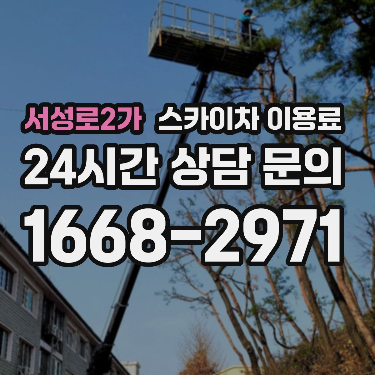 서성로2가 스카이차 이용료