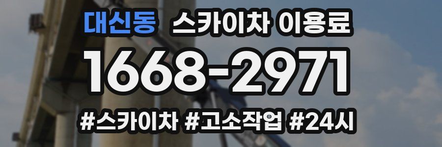대신동 스카이차 이용료