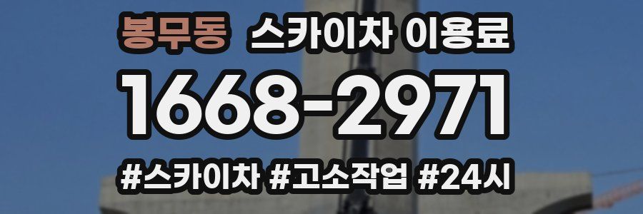 봉무동 스카이차 이용료