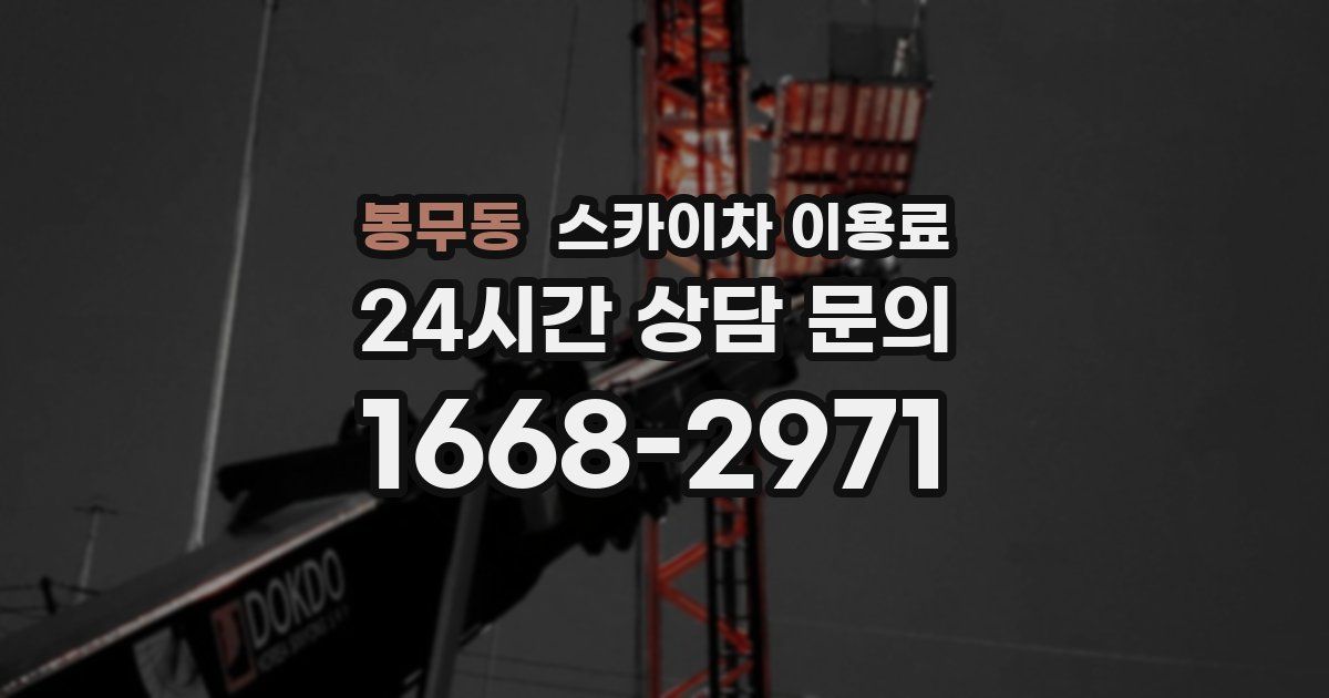 봉무동 스카이차 이용료