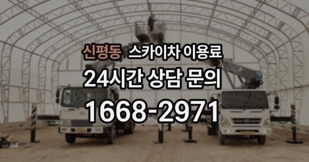 신평동 스카이차 이용료