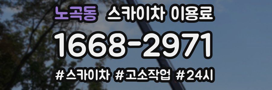 노곡동 스카이차 이용료