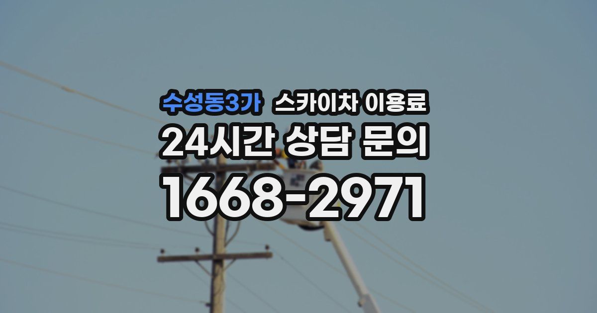 수성동3가 스카이차 이용료