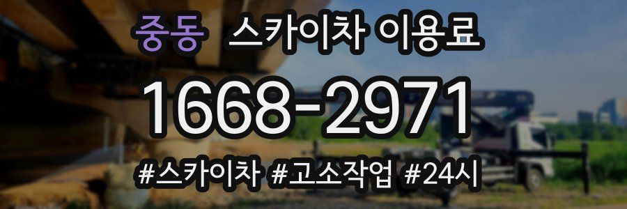 중동 스카이차 이용료