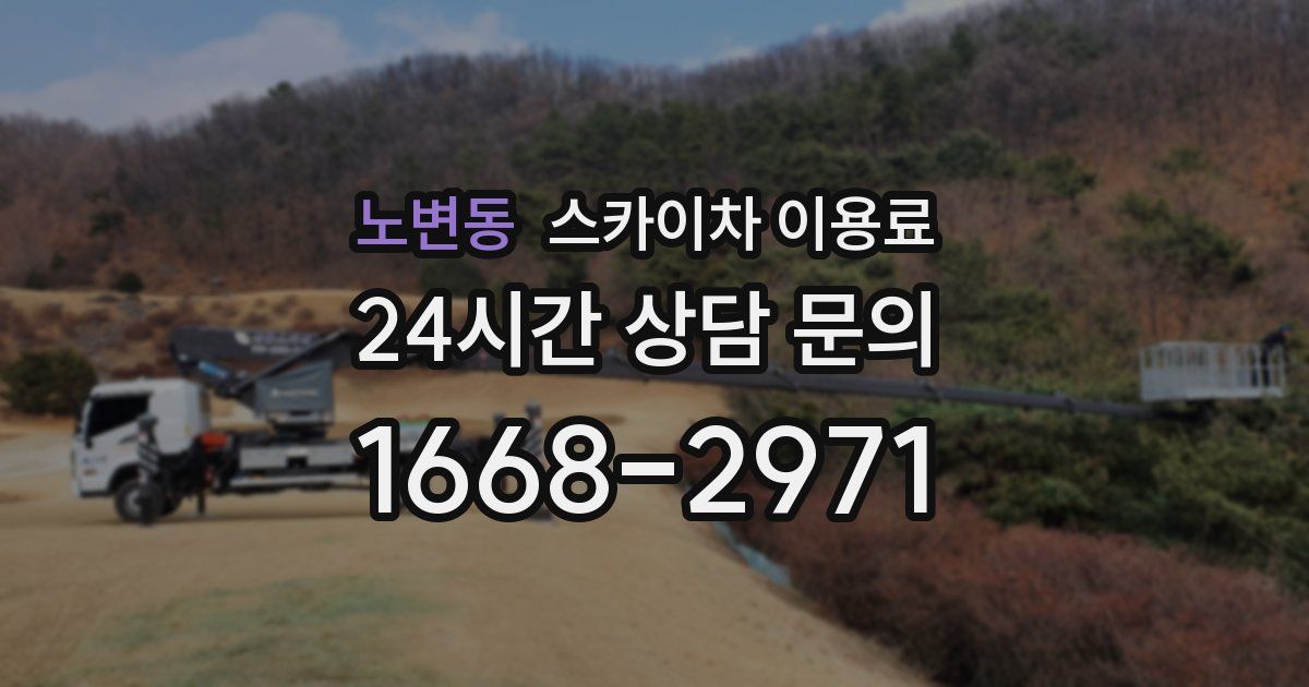 노변동 스카이차 이용료