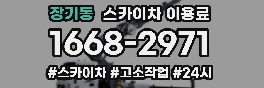 장기동 스카이차 이용료