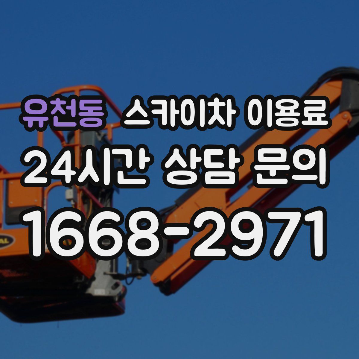 유천동 스카이차 이용료
