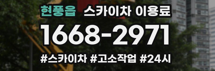 현풍읍 스카이차 이용료