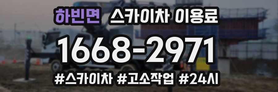 하빈면 스카이차 이용료