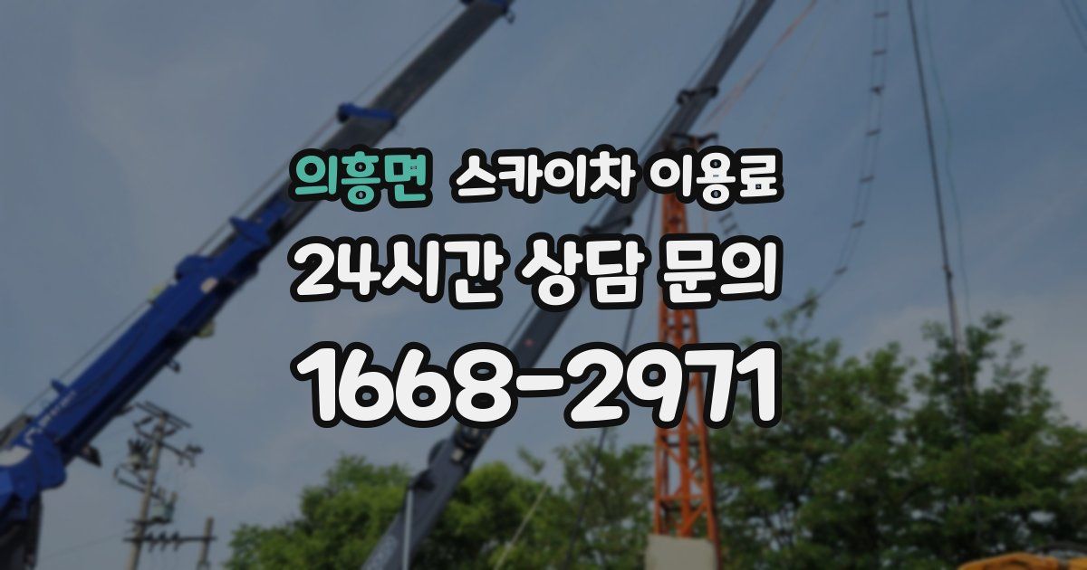 의흥면 스카이차 이용료