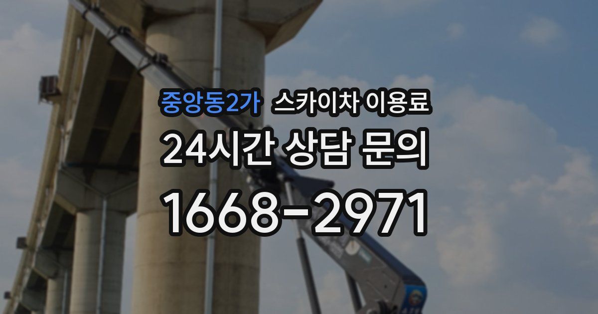 중앙동2가 스카이차 이용료