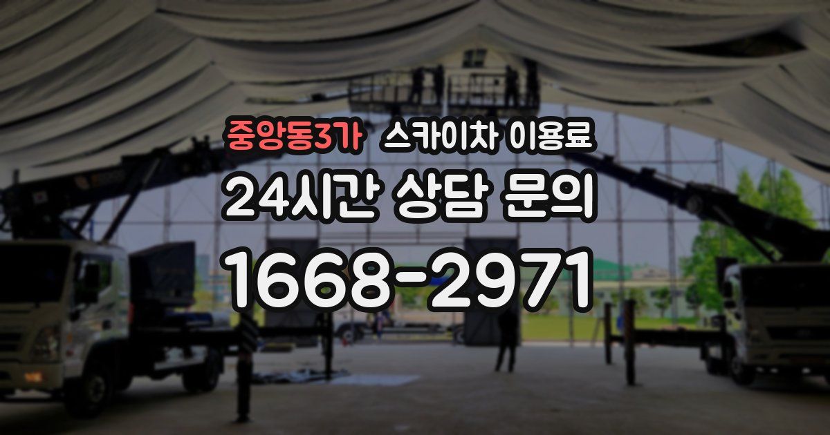 중앙동3가 스카이차 이용료