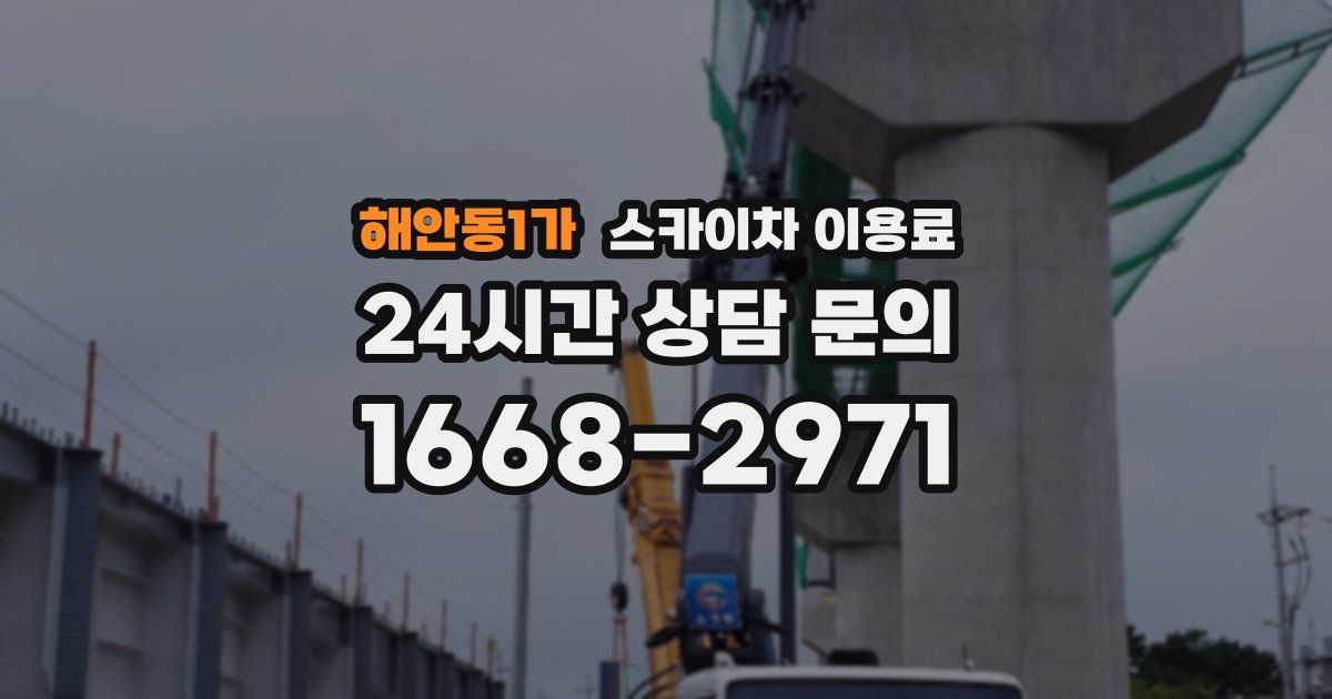 해안동1가 스카이차 이용료