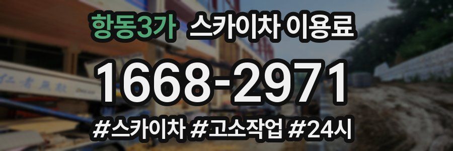 항동3가 스카이차 이용료