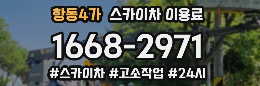 항동4가 스카이차 이용료