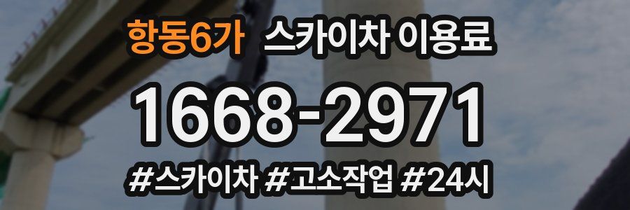 항동6가 스카이차 이용료