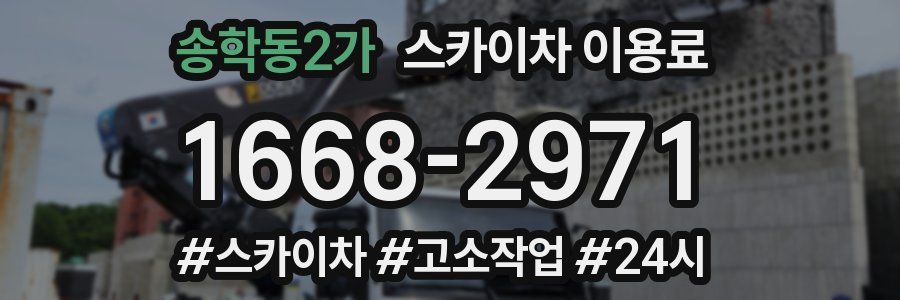 송학동2가 스카이차 이용료
