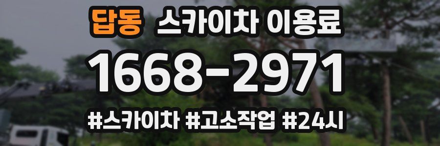 답동 스카이차 이용료