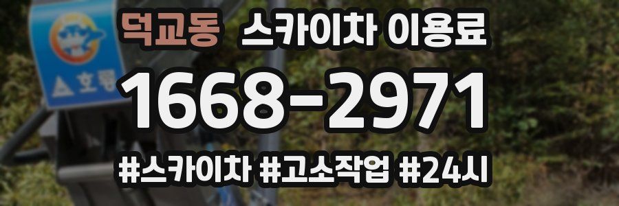 덕교동 스카이차 이용료