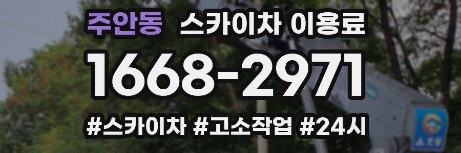 주안동 스카이차 이용료