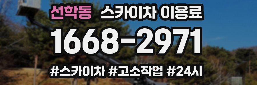 선학동 스카이차 이용료