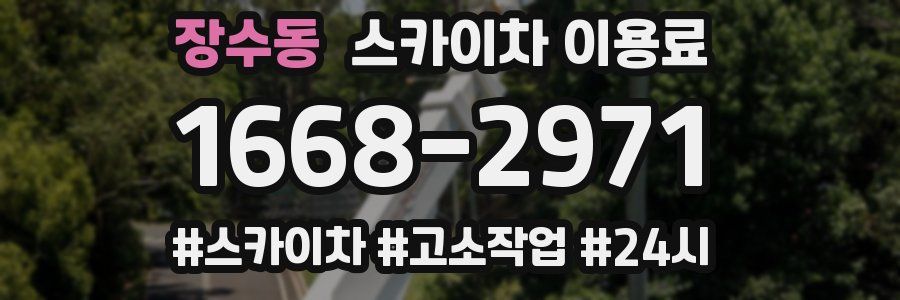 장수동 스카이차 이용료