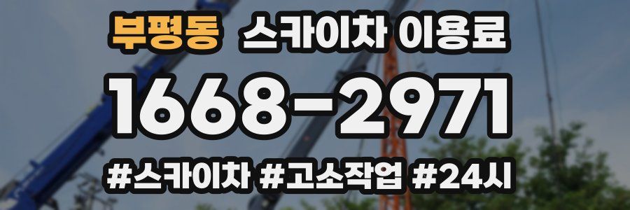 부평동 스카이차 이용료