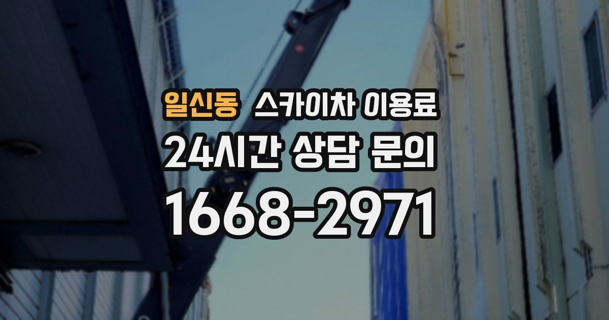 일신동 스카이차 이용료