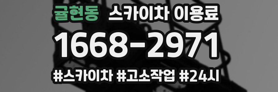 귤현동 스카이차 이용료