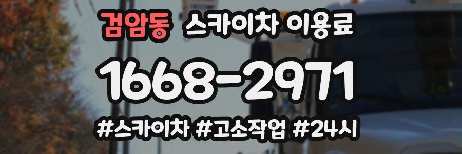 검암동 스카이차 이용료