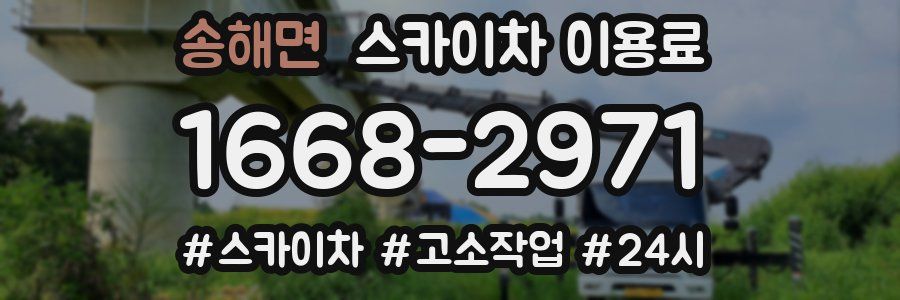 송해면 스카이차 이용료