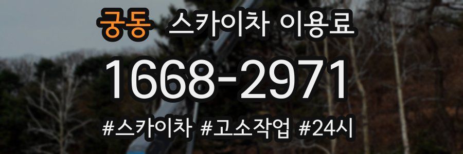 궁동 스카이차 이용료