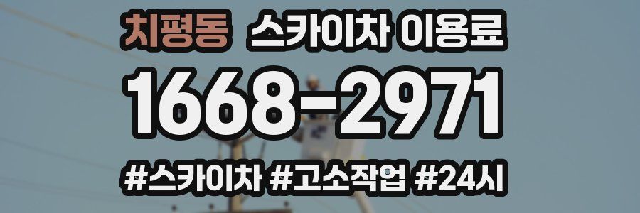치평동 스카이차 이용료