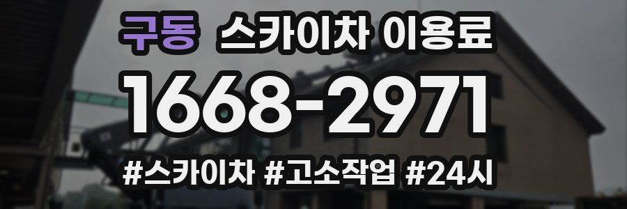 구동 스카이차 이용료