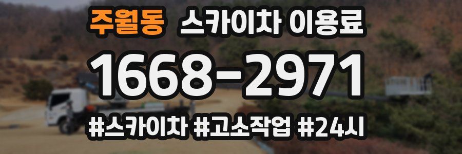 주월동 스카이차 이용료