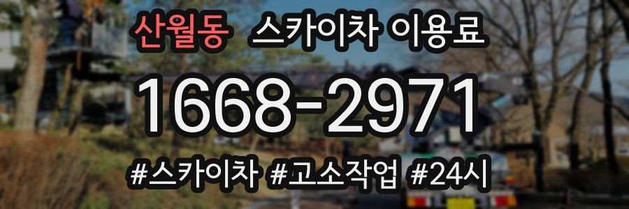 산월동 스카이차 이용료