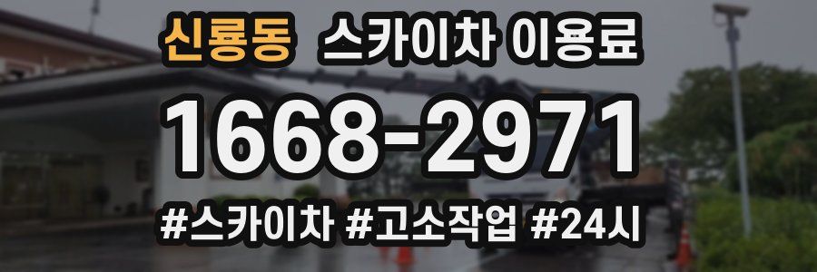 신룡동 스카이차 이용료