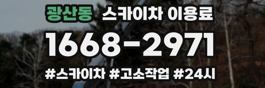 광산동 스카이차 이용료