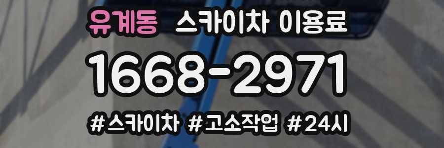유계동 스카이차 이용료