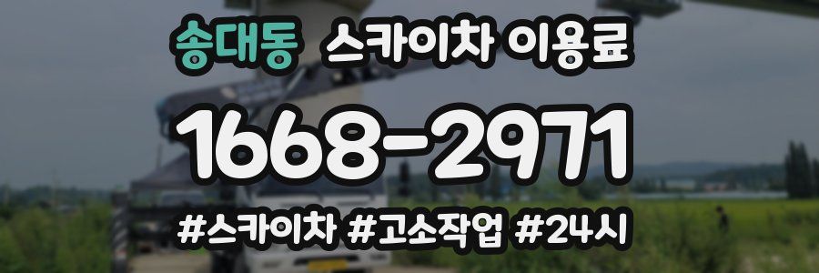 송대동 스카이차 이용료